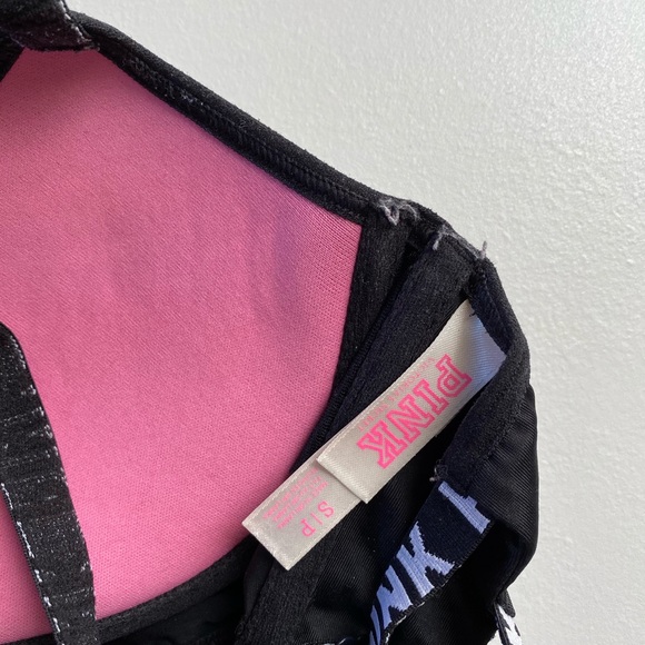 Black Victoria’s Secret pink sports bra - Picture 3 of 3